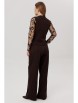 Брючный костюм артикул: 3019 шоколад от AmberaStyle - вид 2