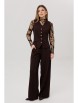 Брючный костюм артикул: 3019 шоколад от AmberaStyle - вид 3