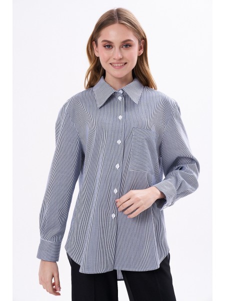 4018 молочный в полоску