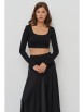 Юбочный костюм артикул: 8048 черный от KaVaRi - вид 4