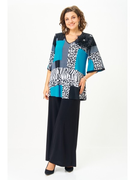 5035 черный принт