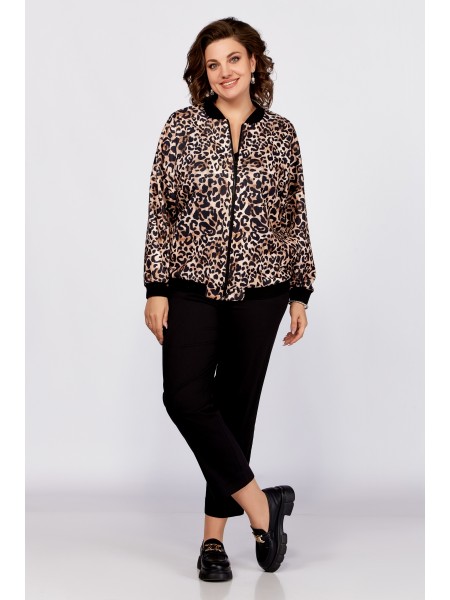 789 чёрный, принт «Леопард»