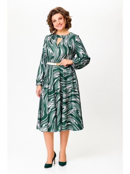 807 изумруд, принт «бежевые разводы»