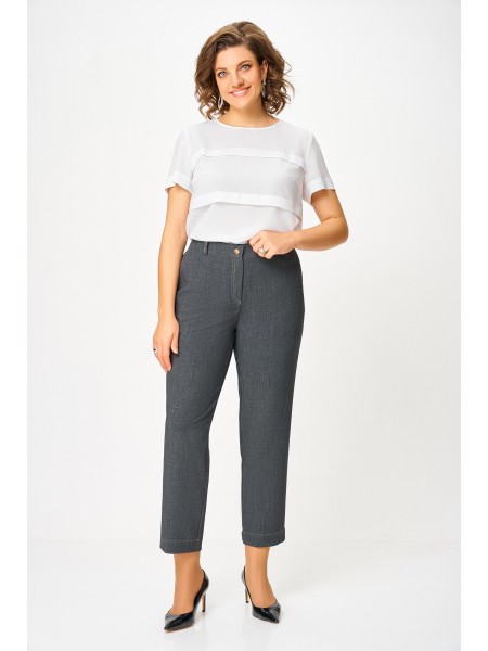 879 тёмно-серый джинс