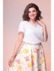 Юбочный костюм артикул: 2-2389 оранжевый от Romanovich Style - вид 3