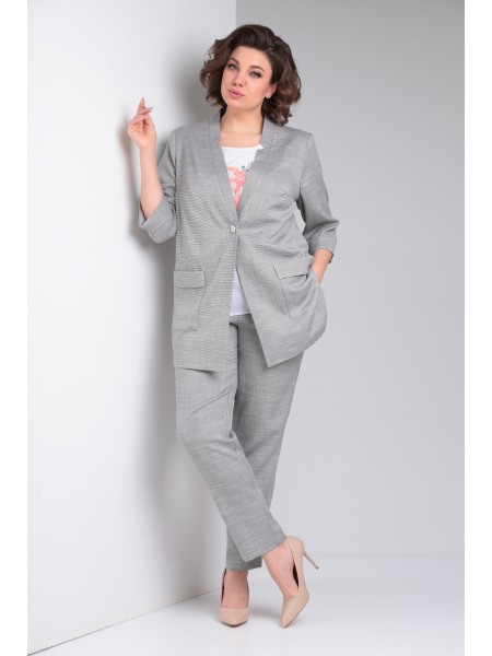 372 серый+белый