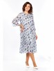Нарядное платье артикул: 3007/1 синий с серым от LadyStyleClassic - вид 6