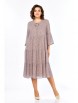 Нарядное платье артикул: 3007/2 кофейный от LadyStyleClassic - вид 1