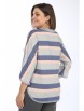 Туника артикул: 2592/2 серый с синим от LadyStyleClassic - вид 2
