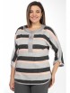 Туника артикул: 2592/3 черный с серым от LadyStyleClassic - вид 1