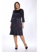 Нарядное платье артикул: 2674 темно-синий с бежевым от LadyStyleClassic - вид 1