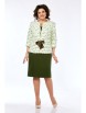 Плательный костюм артикул: 2665 зеленые тона от LadyStyleClassic - вид 1