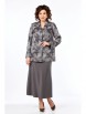 Плательный костюм артикул: 3029 кофейный от LadyStyleClassic - вид 1