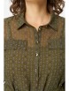 Плательный костюм артикул: 1961/2 хаки от LadyStyleClassic - вид 6