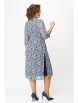 Плательный костюм артикул: 1861/6 синие тона от LadyStyleClassic - вид 2