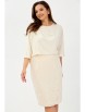 Юбочный костюм артикул: 7886 молочный от TVIN - вид 6